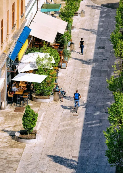 Ljubljana Slovenya Nisan 2018 Slovenya Nın Ljubljana Nın Tarihi Merkezinde — Stok fotoğraf