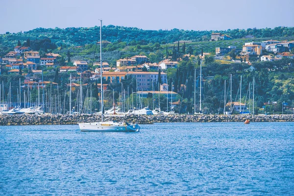 Boat Port Adriatic Sea Izola Fishing Village Slovenia — Stock Photo, Image