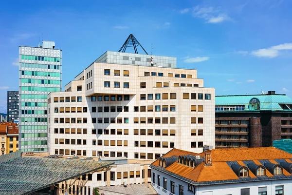 Modern Arkitektur Byggnader Ljubljana Slovenien — Stockfoto