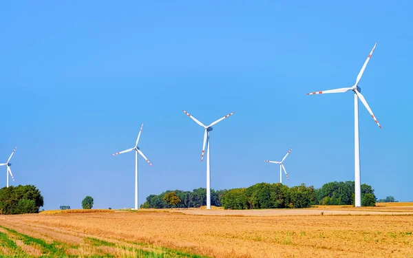 Scenery Wind Mills South Moravia Czech Republic — Stock Photo, Image