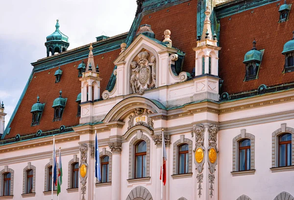 Univerzita Lublani Historickém Centru Lublaně Slovinska — Stock fotografie