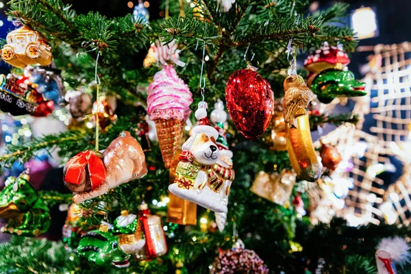 Vánoční Dekorace Vánočním Trhu Náměstí Gendarmenmarkt Německém Berlíně Stánky Řemeslnými — Stock fotografie