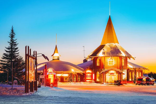 Рованіємі Фінляндія Березня 2017 Санта Клаус Свято Село Рованіемі Лапландії — стокове фото