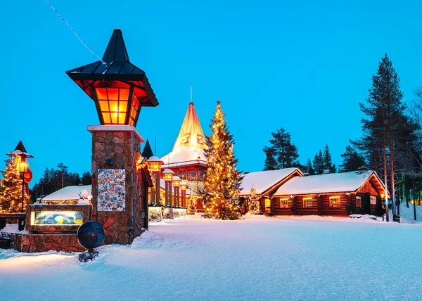 Рованіємі Фінляндія Березня 2017 Санта Клаус Санта Клаус Село Рованіемі — стокове фото