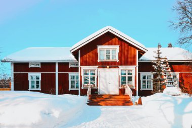Noel'de Ev ve Kar kış, Laponya'da Finlandiya