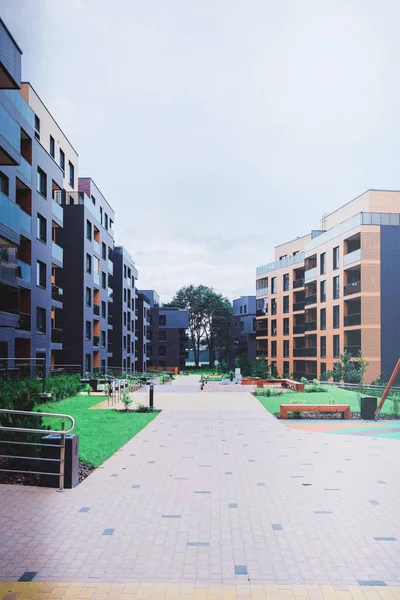 European Quarter of apartment buildings. With outdoor facilities.