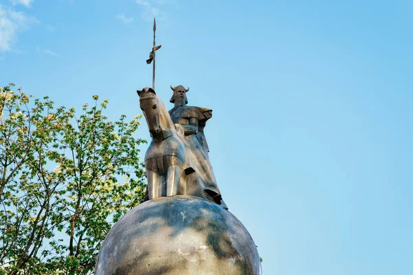 Klaipeda Litouwen Mei 2016 Standbeeld Van Groothertog Vytautas Paard Klaipeda — Stockfoto