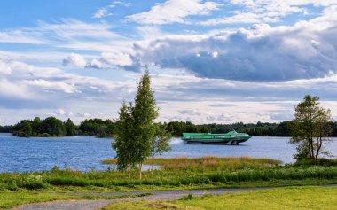 Onega Gölü ve Karelia Doğa Hızlı Gemi, Kizhi, Rusya