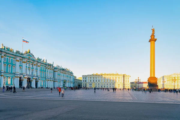 Petersburg Ryssland Oktober 2015 Alexander Kolumn Winter Palace Eller House — Stockfoto