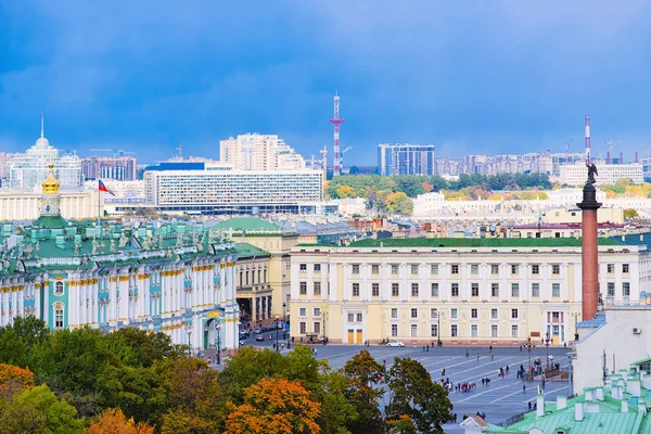 Zimní Palác Nebo Dům Hermitage Museum Náměstí Dvortsovaya Petrohradě Rusko — Stock fotografie