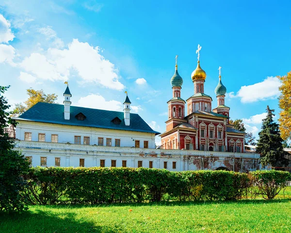 Hradní Kostel Novoděichyho Klášter Moskvě Rusku — Stock fotografie
