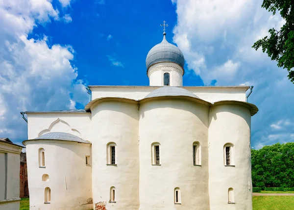 Стара Церква Ярославській Базарі Місті Великі Новгород Росія — стокове фото