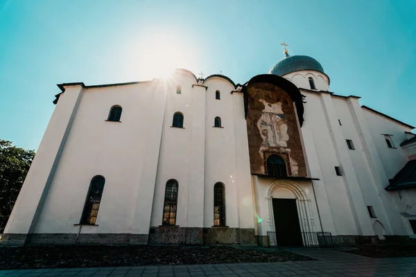 Catedral Santa Sofía Kremlin Veliky Novgorod Rusia —  Fotos de Stock