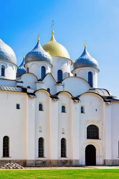 Catedral Santa Sofía Kremlin Veliky Novgorod Rusia — Foto de Stock