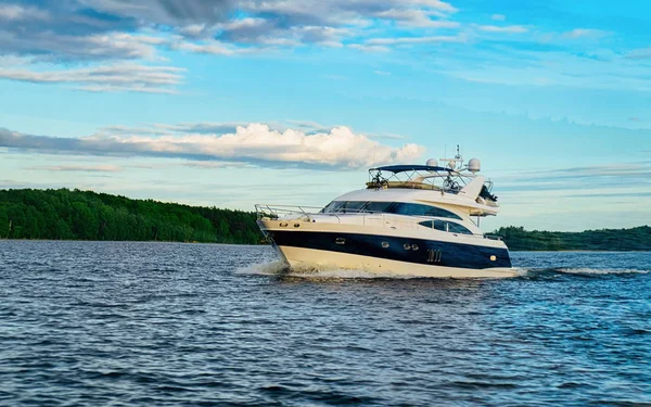 Yacht Onega Lake Nature Karelia Kizhi Russia — 스톡 사진