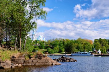 Rusya'nın Karelia kentinde ki Valaam Manastırı, Lagoda Gölü'nde