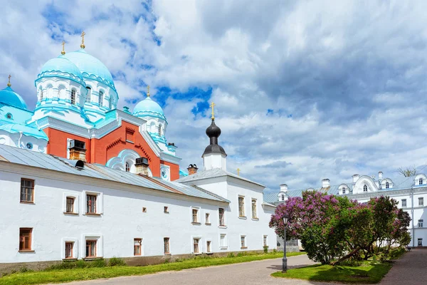 Rusya Daki Karelia Valaam Manastırı Lagoda Gölü Nde Bir Adada — Stok fotoğraf