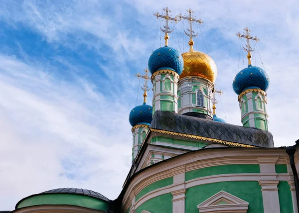 Cathedral Vvedensky Monastery Optina Pustyn Kozelsk Kaluga Region Russia — Stock Photo, Image