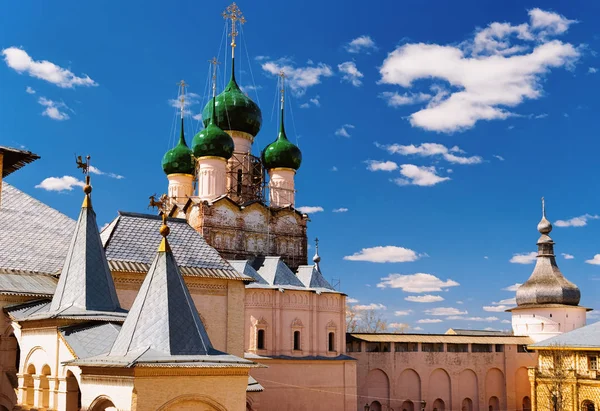 Cremlino Rostov Veliky Nella Regione Jaroslavl Russia — Foto Stock
