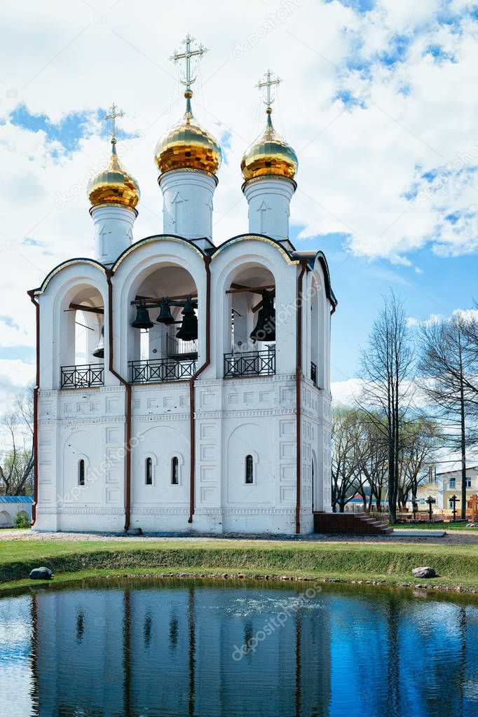 St Nicholas Church of Nikolsky Monastery in Pereslavl Zalessky town in Yaroslavl oblast, in Russia.