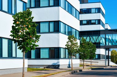 Modern kurumsal iş ofis gökdelenler kavramı Binası kompleksi.