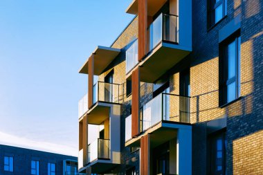 Modern lüks apartman Mimari konsepti. 