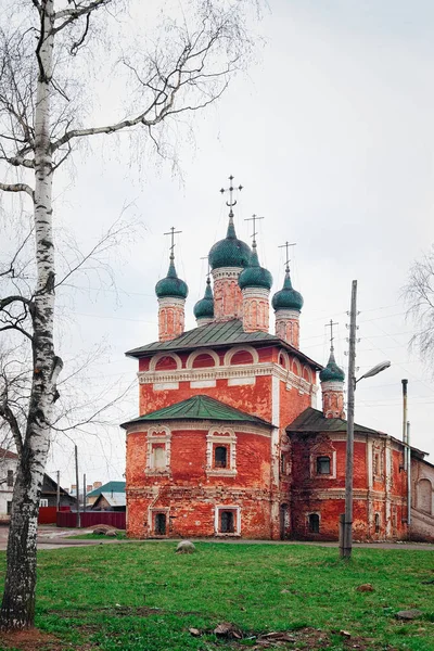 Kostel Dmitrij Krví Uglich Jaroslavl Regionu Ruska — Stock fotografie