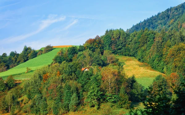 Panorama Delle Alpi Giulie Slovenia — Foto Stock