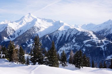 Zillertal'deki Penken kayak merkezinde peyzaj