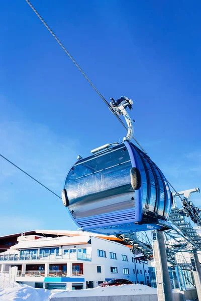 Remonte en la estación de esquí del glaciar Hintertux en Zillertal Austria — Foto de Stock