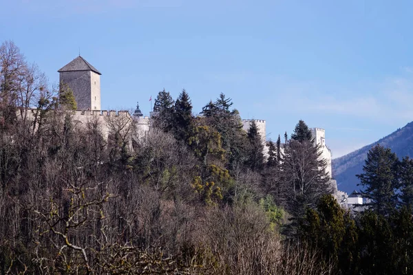 オーストリアのザルツブルクのホーエンザルツブルク城 — ストック写真