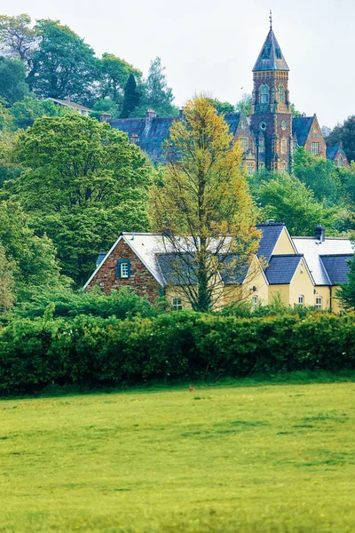 Paesaggio nella città di Brecon nel Regno Unito — Foto Stock