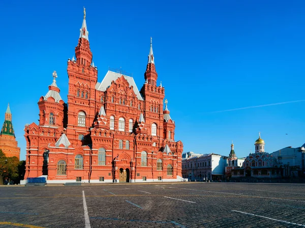 Museu Histórico Estadual na Praça Vermelha no Kremlin de Moscou — Fotografia de Stock