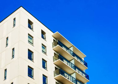 Boş kopyalama alanı ile konut ev cephe