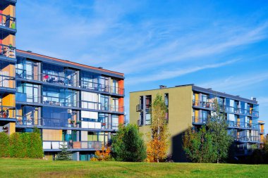 Apartman konut cephe mimarisi dış tesisler
