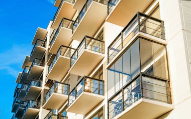 Modern ev konut bina kompleksi gayrimenkul