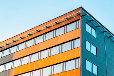 Boş kopya alanı ile Konut Eu apartman ev cephe