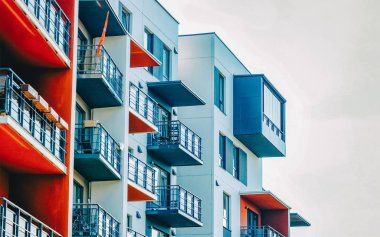 eu Contemporary lüks düz bina mimarisi