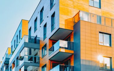 Ab Yeni modern daire daire apartman dış