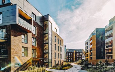 Avrupa Birliği Modern Avrupa konut apartmanları kompleksi