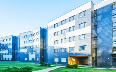 Açık hava tesisleri Vilnius ile Ab Footpath yeni apartmanlar