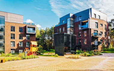 Modern Teraslı Daire konut kompleksi