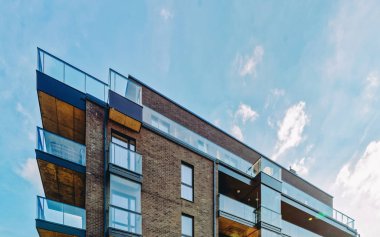 Ab Modern cam mimari apartman konut