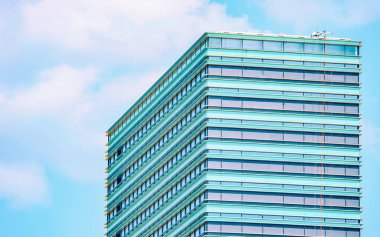 İş bölgesinde modern ofis gökdelenab parçası