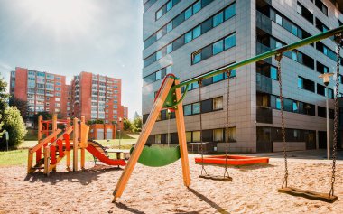 Konut ev çeyrek Baltupiai Vilnius Eu Çocuk oyun ekipmanları