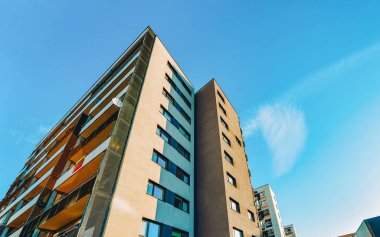 Eu Cephe modern blok apartman evi kopyalama alanı