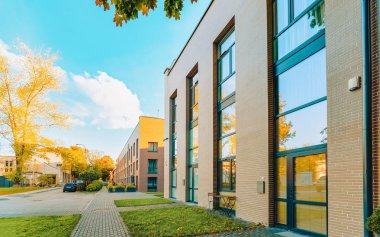Ab Modern daire evler konut binaları gayrimenkul açık