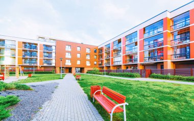 Ab Daire ev ve ev bina karmaşık konsept oyun alanı