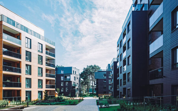 Комплекс архитектурных жилых зданий Европы
