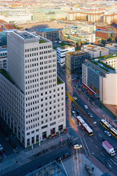 Luftaufnahme moderner Bürogebäude-Architektur Potsdam pla — Stockfoto